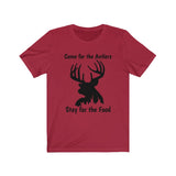 Antlers/Food Short Sleeve Tee
